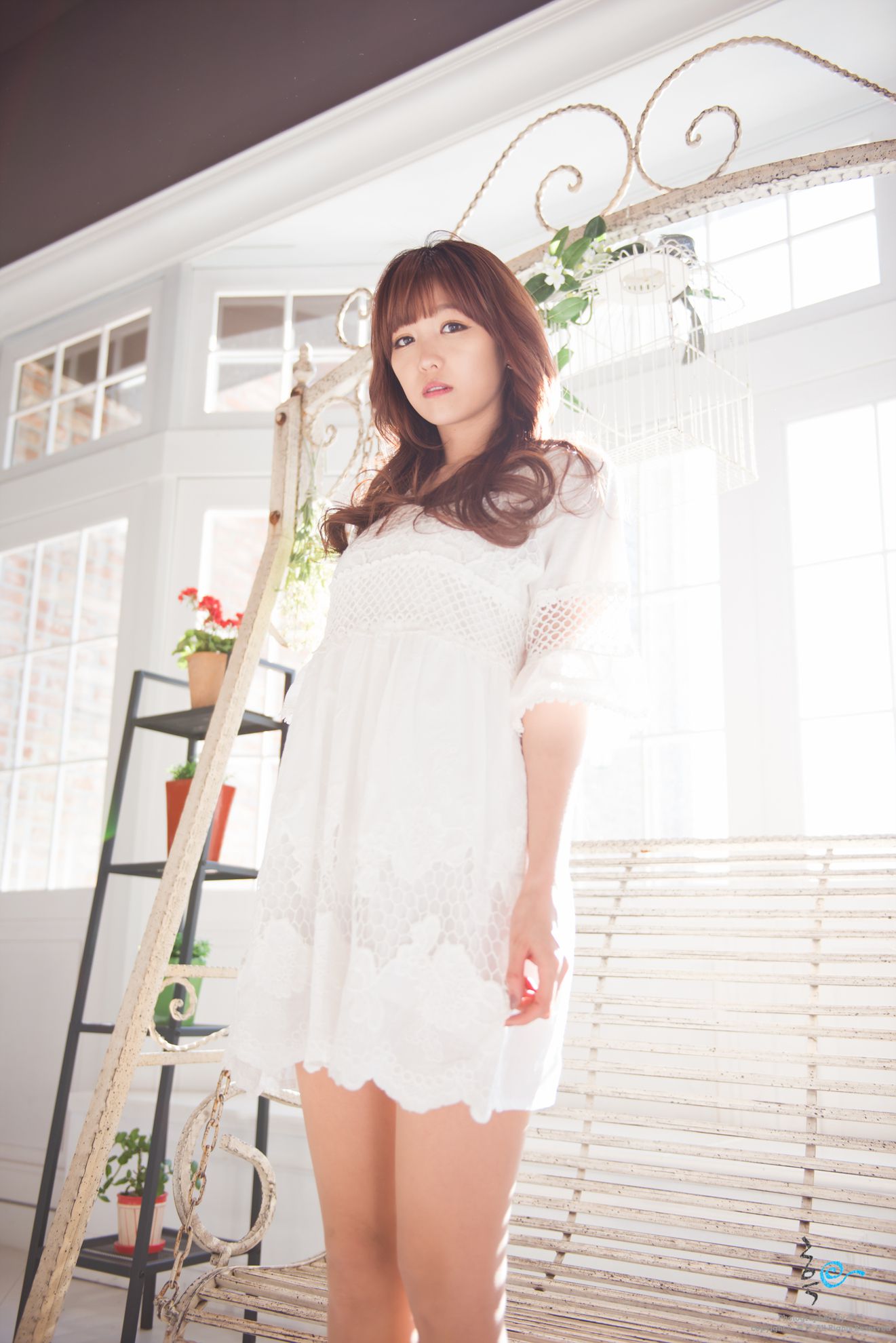 李恩慧《室拍蕾丝连衣裙》-图15