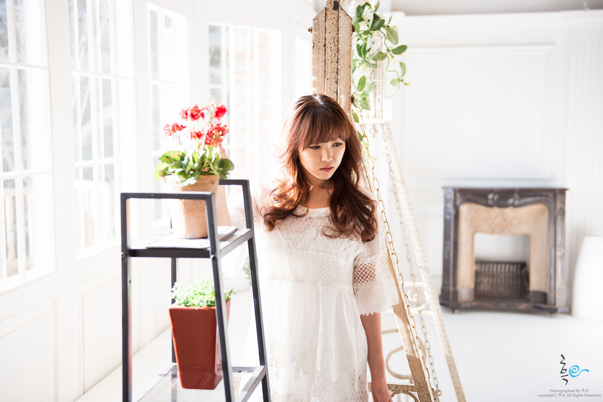 李恩慧《室拍蕾丝连衣裙》-图18