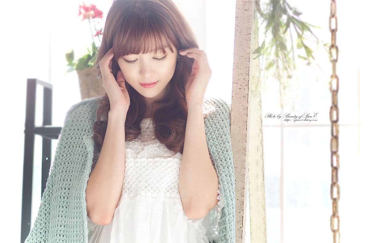 李恩慧《室拍蕾丝连衣裙》-图23