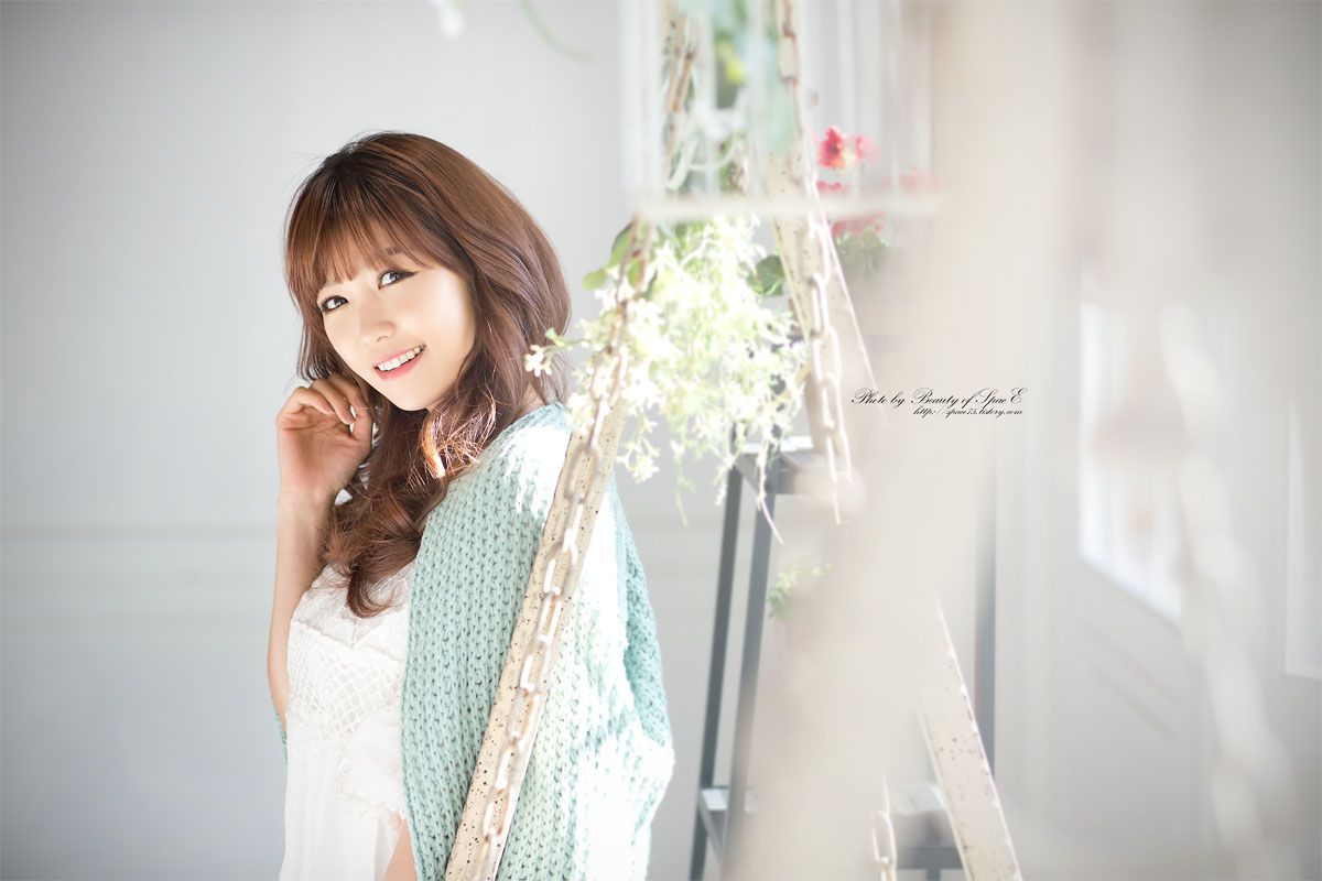 李恩慧《室拍蕾丝连衣裙》-图26