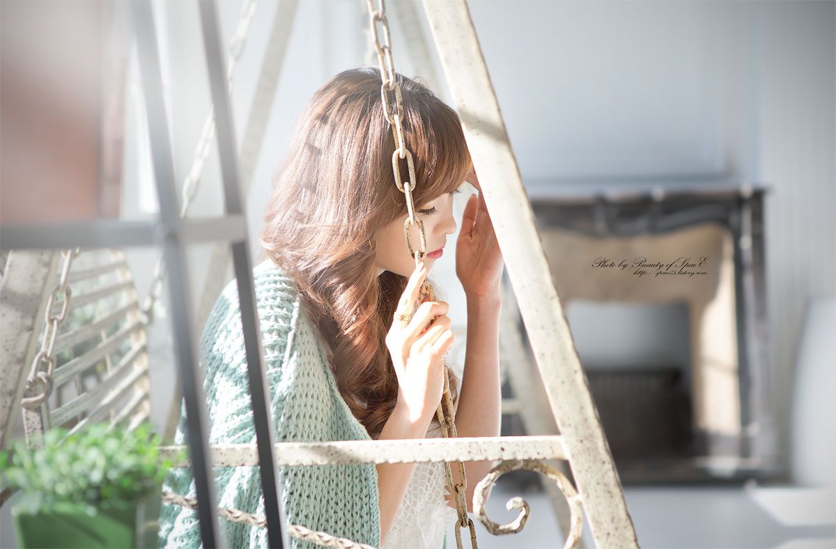 李恩慧《室拍蕾丝连衣裙》-图28