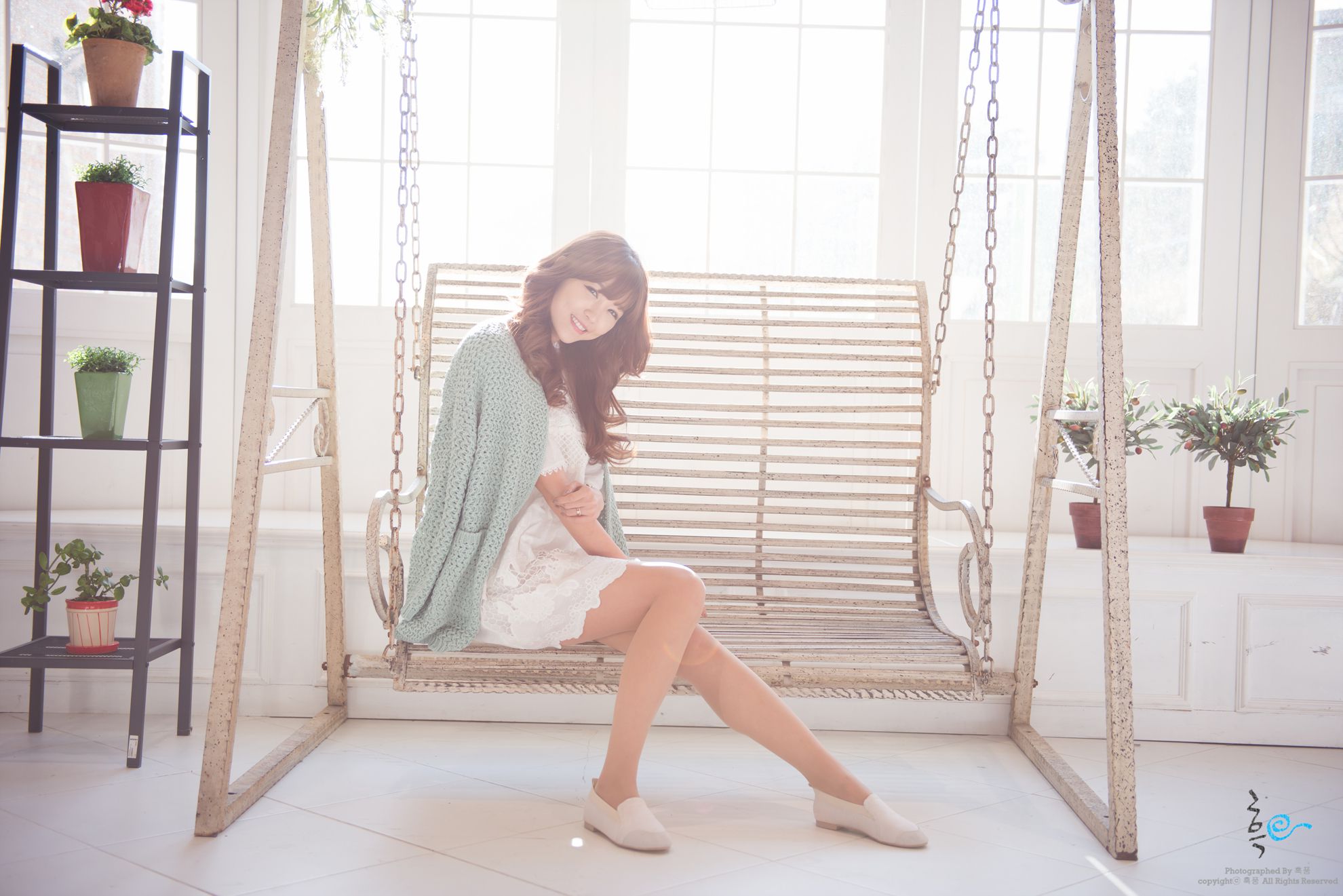 李恩慧《室拍蕾丝连衣裙》-图8