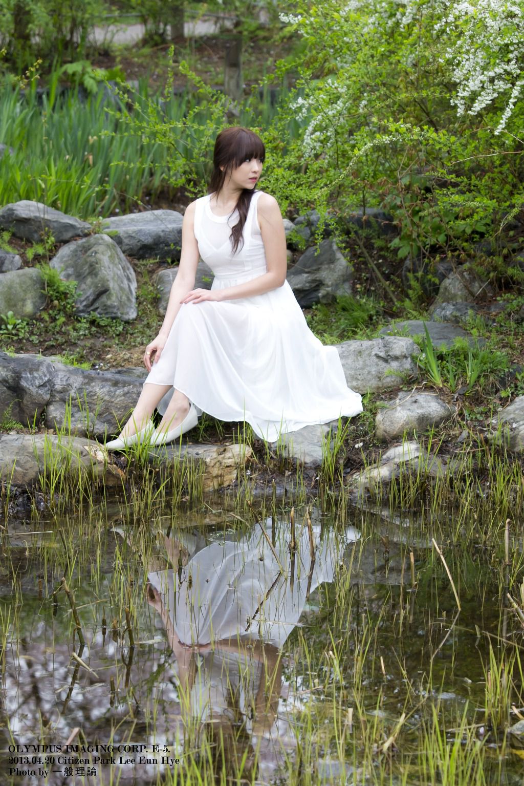 李恩慧《唯美白色长裙》外拍-图11