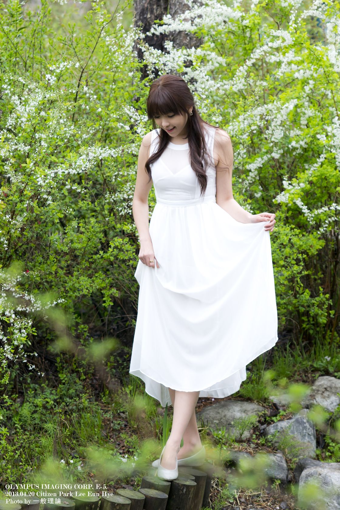 李恩慧《唯美白色长裙》外拍-图28