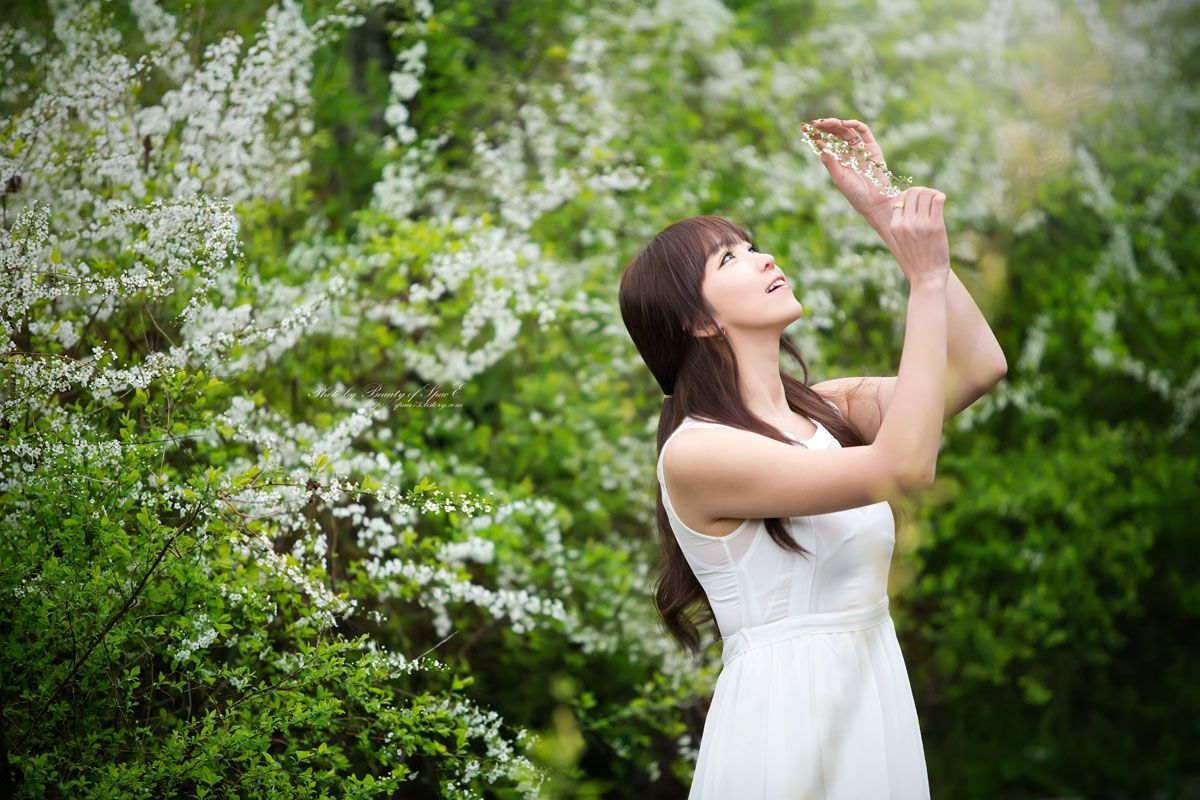 李恩慧《唯美白色长裙》外拍-图29