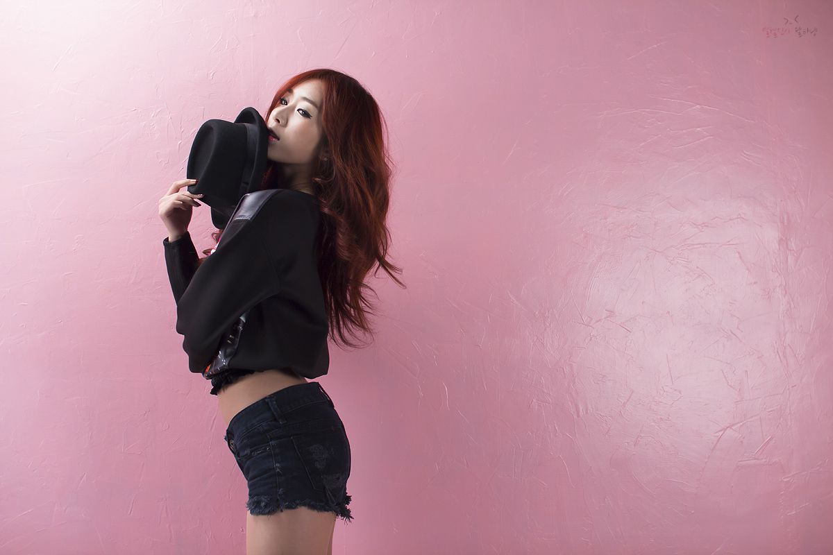 韩国美女模特敏儿棚拍写真合集-图5