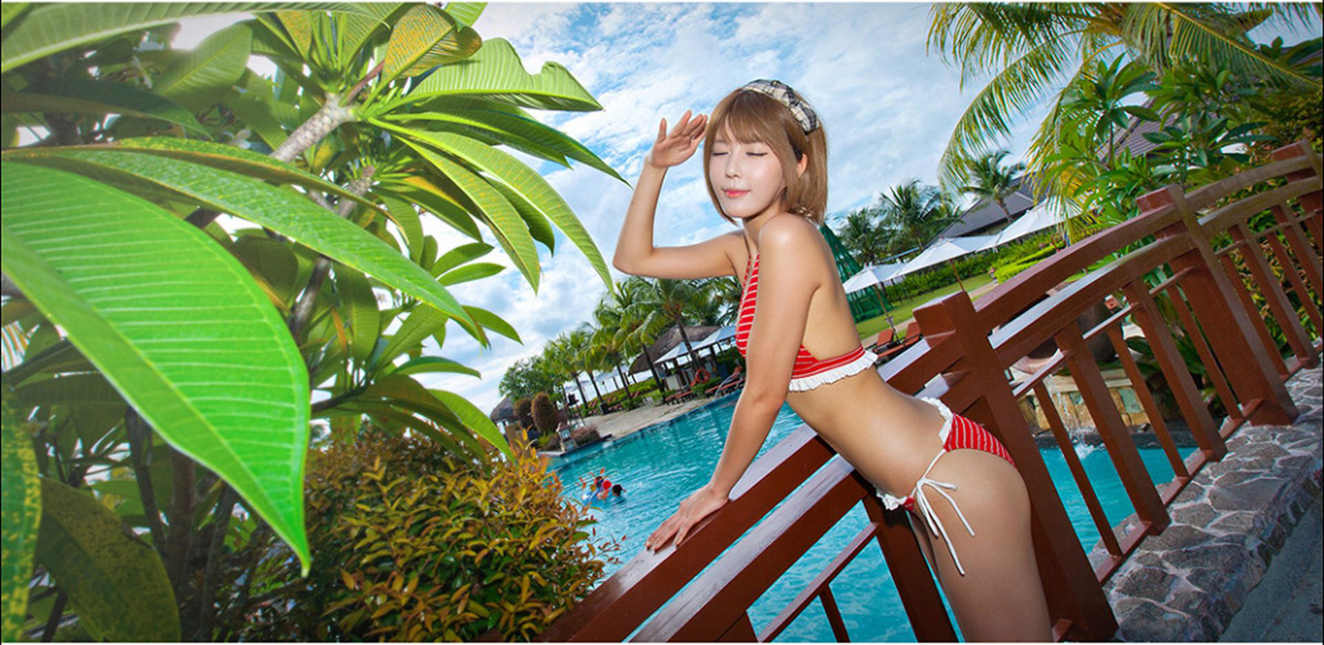 许允美《度假村比基尼外拍套图》-图24