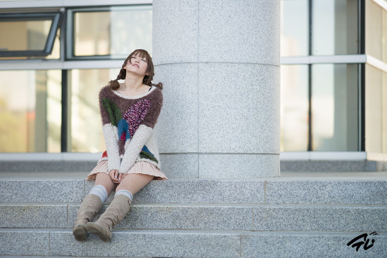 韩国少女李恩慧《清新街拍写真》合集-图27