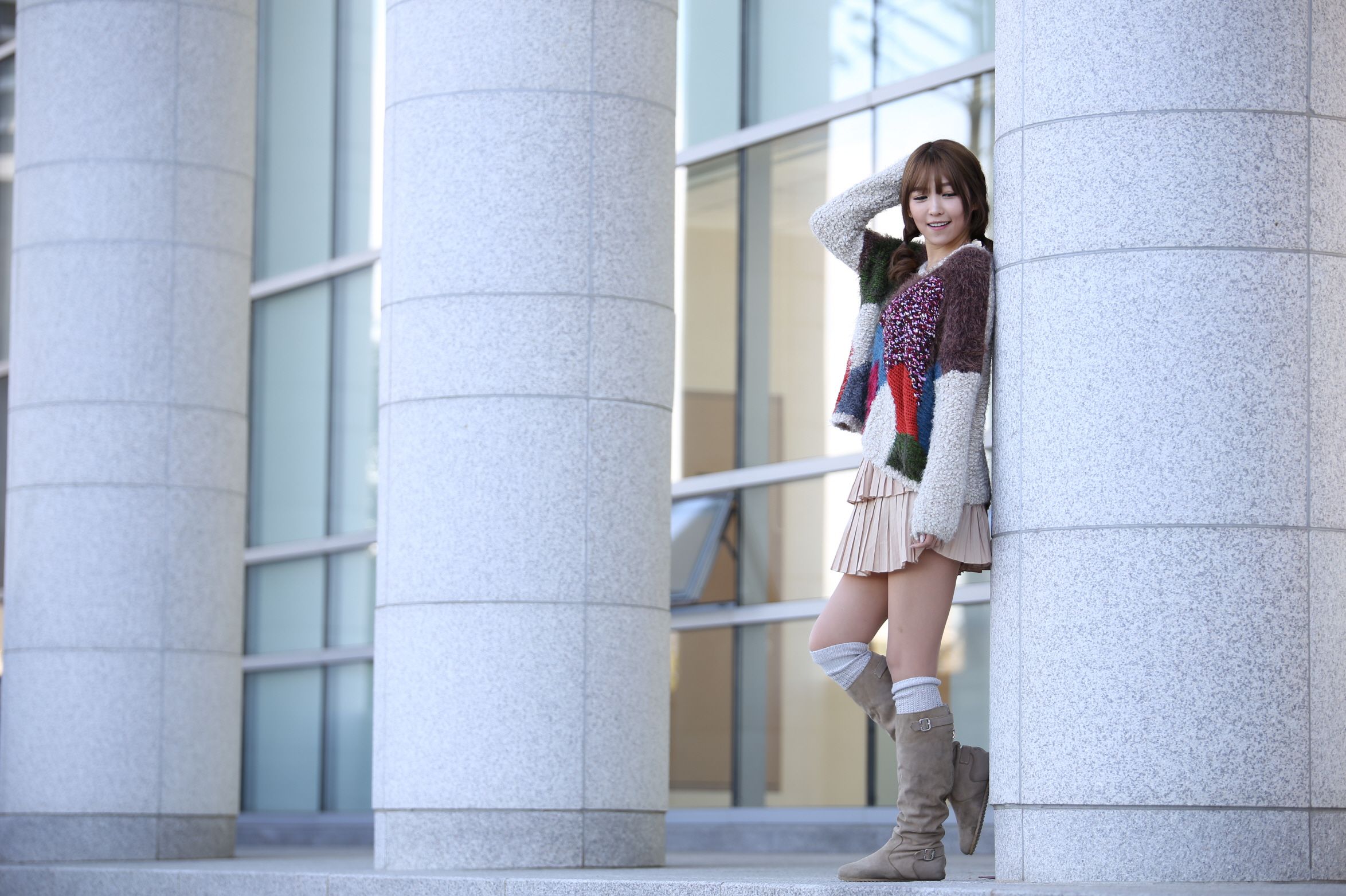 韩国少女李恩慧《清新街拍写真》合集-图28