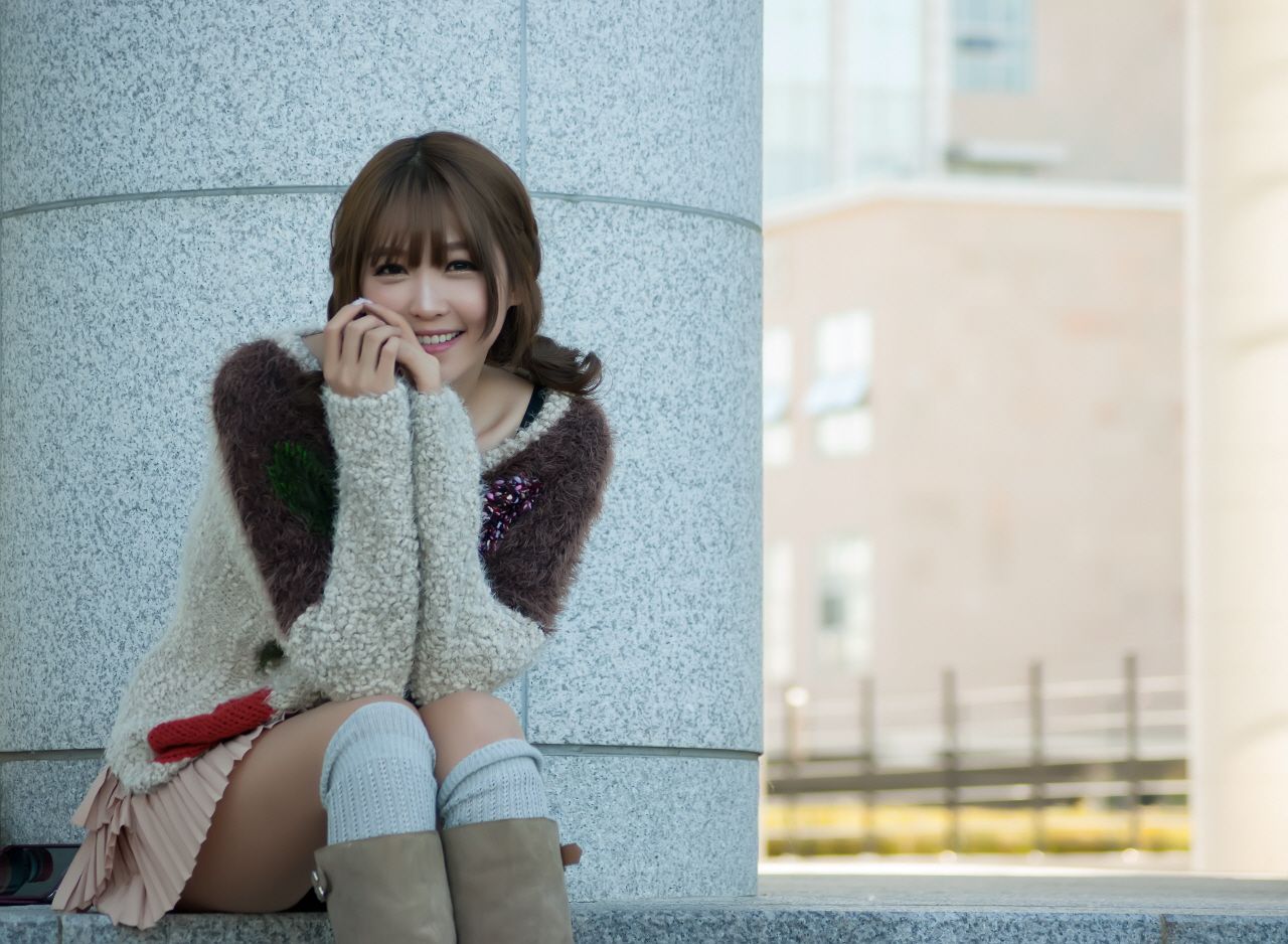 韩国少女李恩慧《清新街拍写真》合集-图5