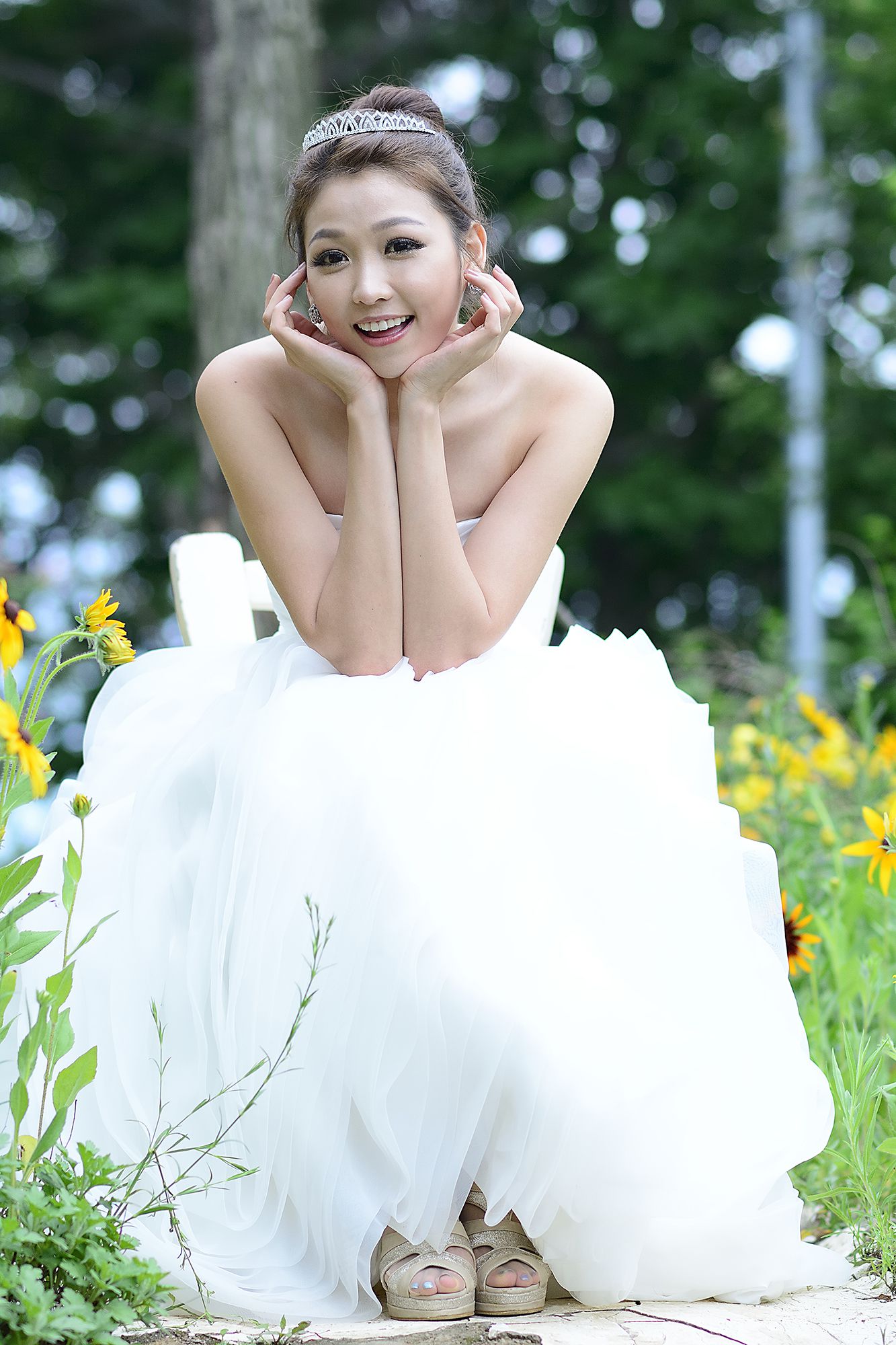 李恩慧《外拍唯美婚纱系列》套图-图1