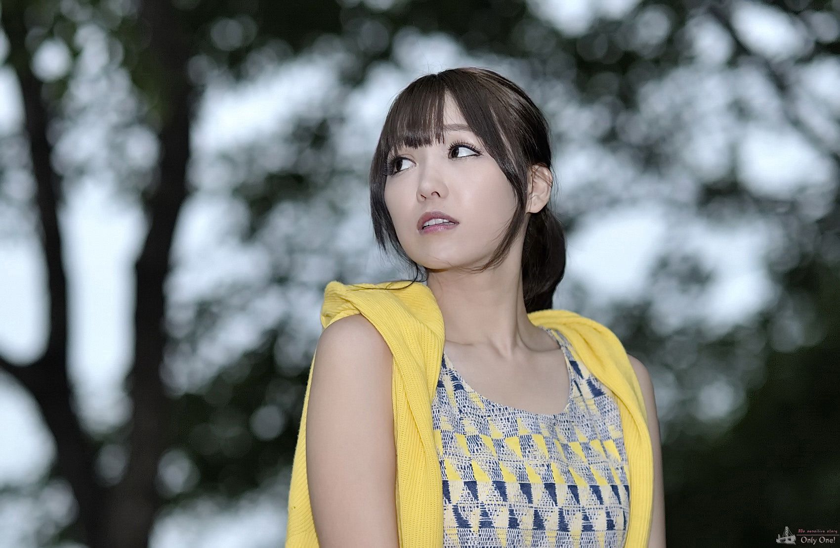 李恩慧《小清新连衣裙公园街拍》-图16