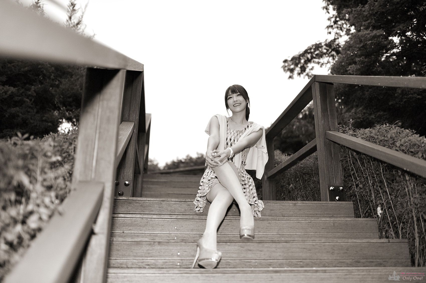 李恩慧《小清新连衣裙公园街拍》-图19