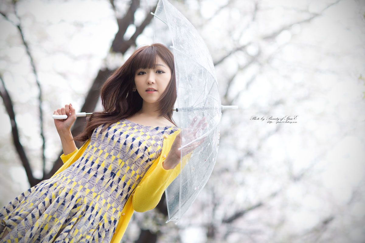 李恩慧《小清新连衣裙公园街拍》-图33