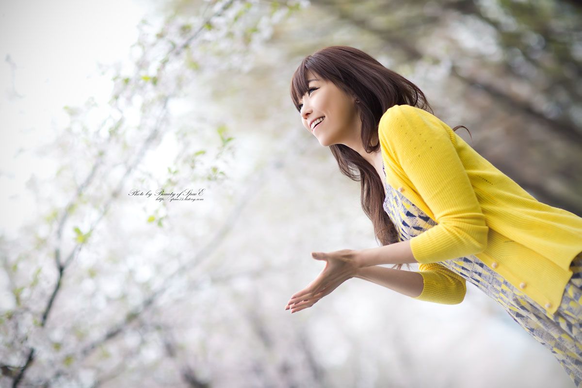 李恩慧《小清新连衣裙公园街拍》-图35