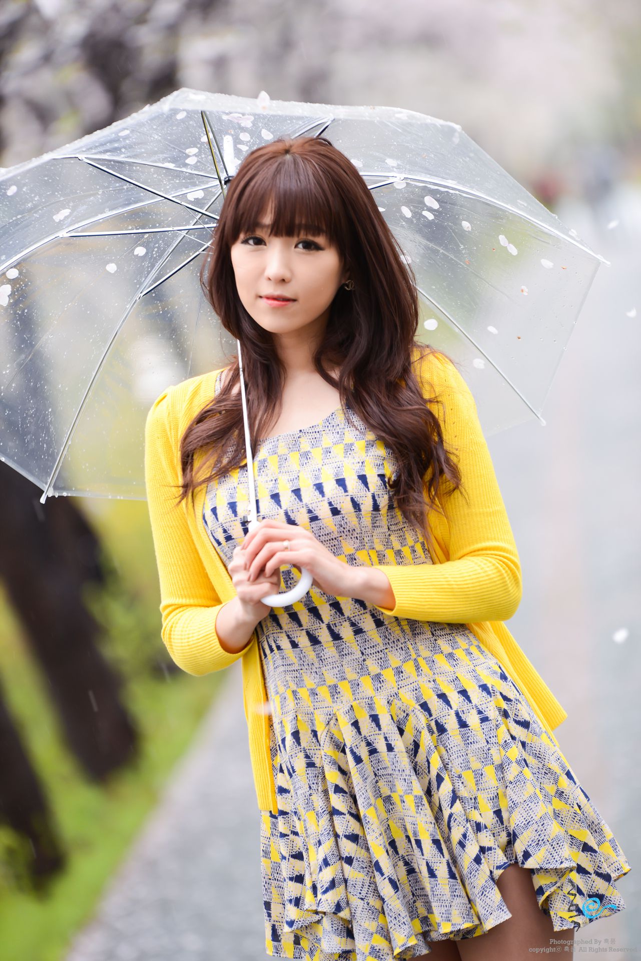 李恩慧《小清新连衣裙公园街拍》-图53