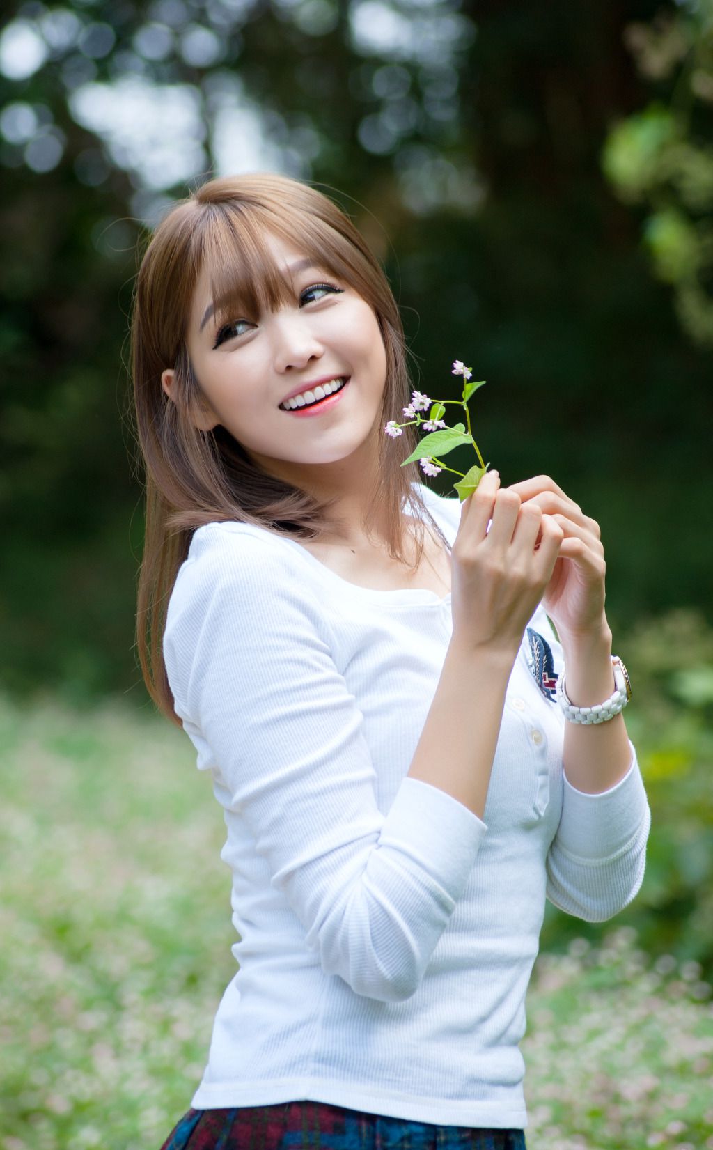 李仁慧《户外小清新超短裙系列》套图-图32