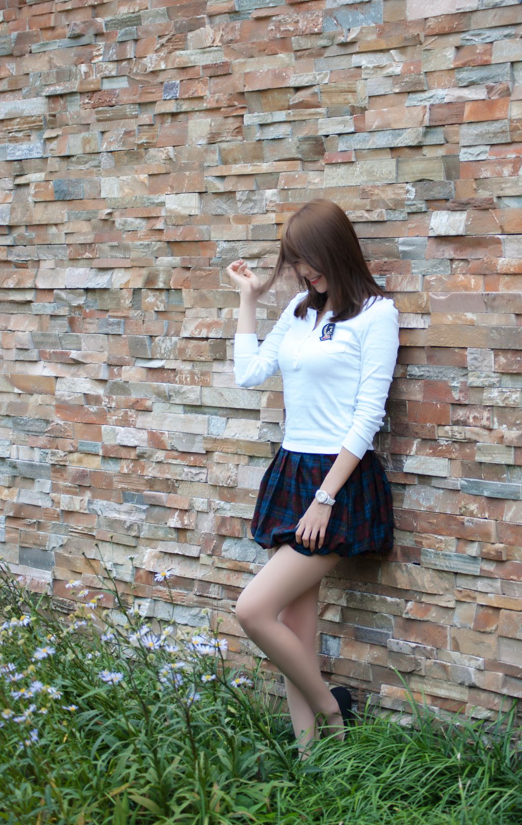 李仁慧《户外小清新超短裙系列》套图-图34