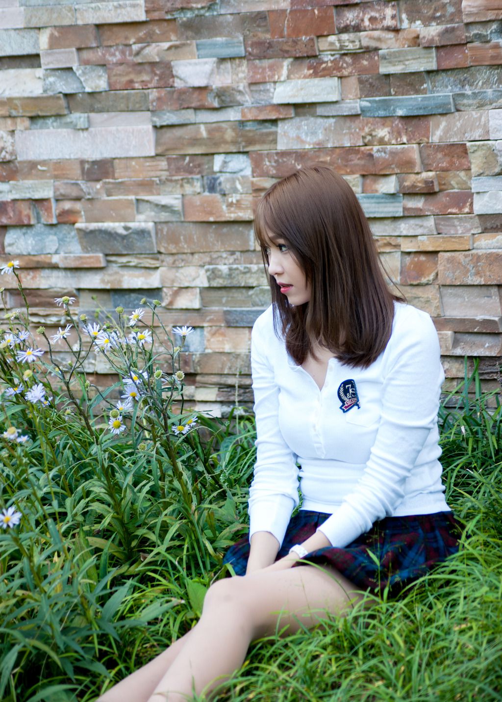 李仁慧《户外小清新超短裙系列》套图-图35