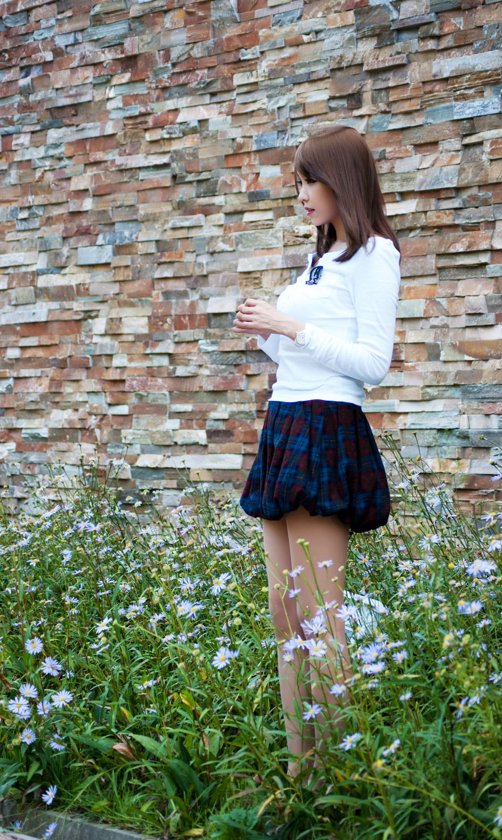 李仁慧《户外小清新超短裙系列》套图-图38