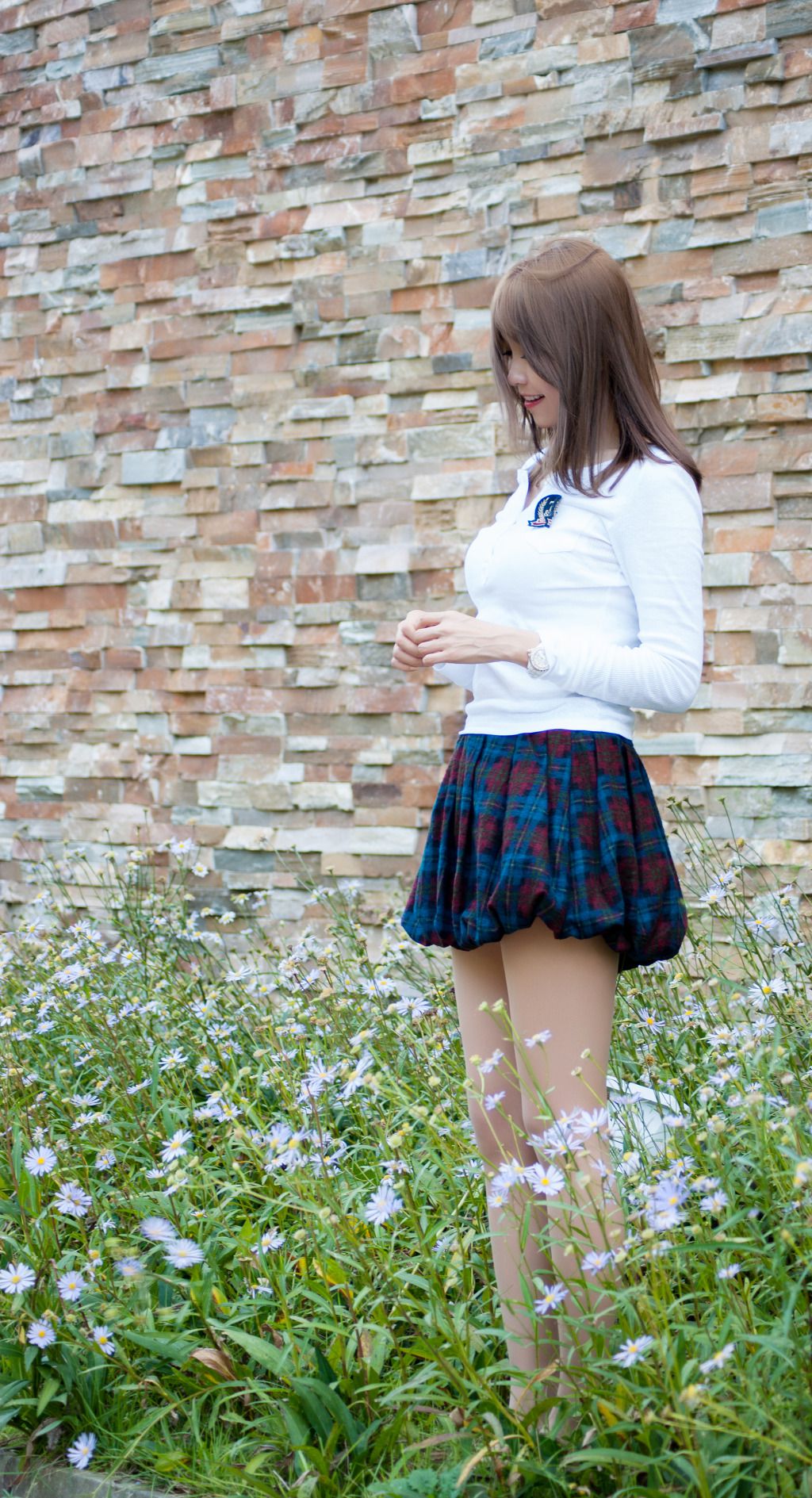 李仁慧《户外小清新超短裙系列》套图-图39