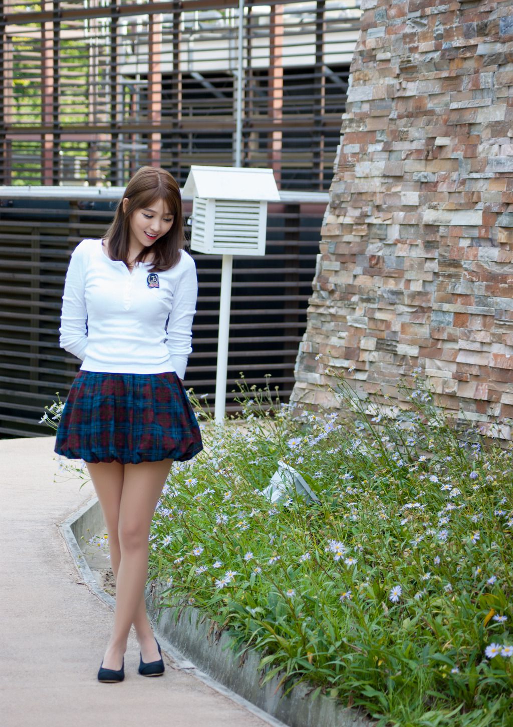 李仁慧《户外小清新超短裙系列》套图-图40