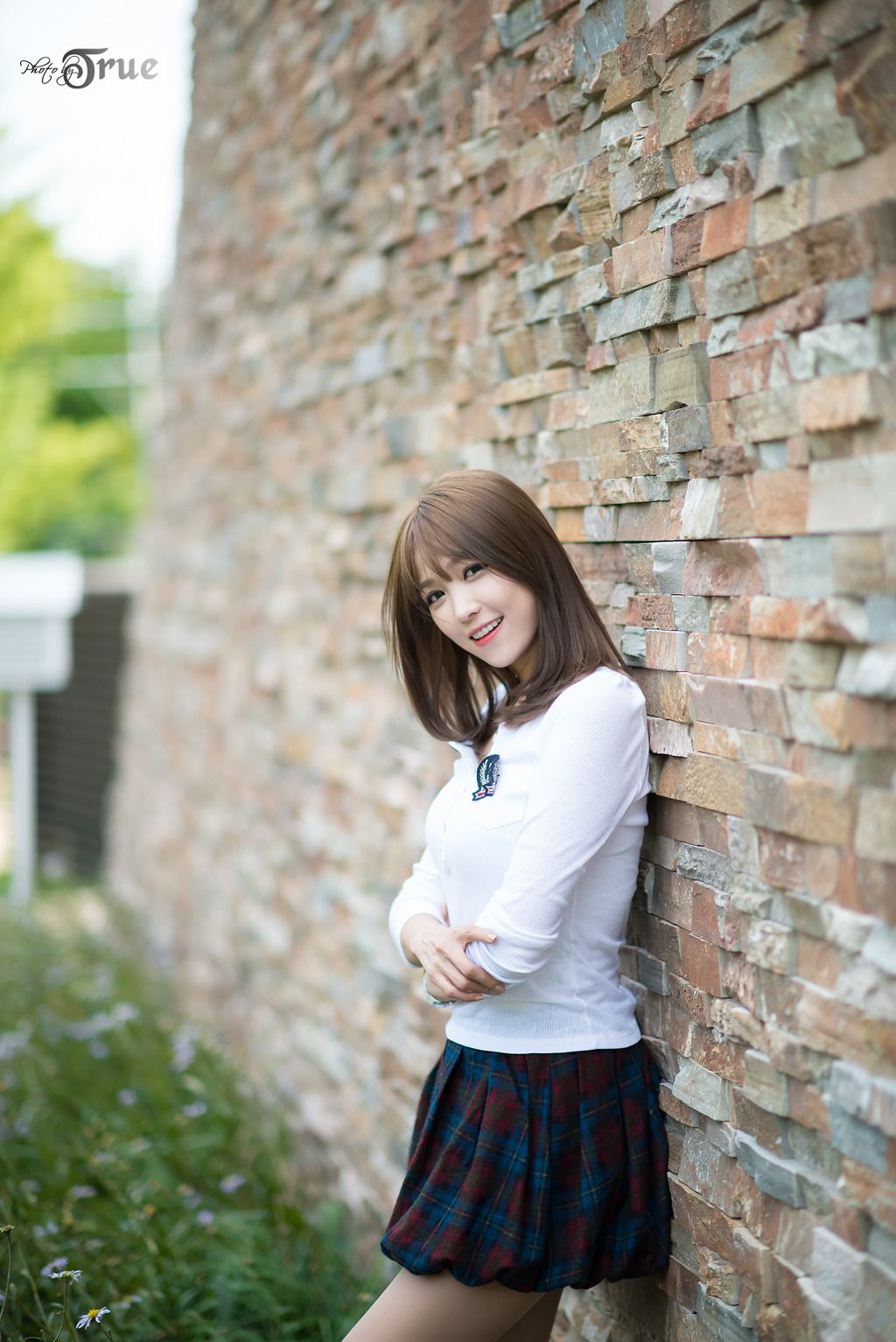 李仁慧《户外小清新超短裙系列》套图-图44