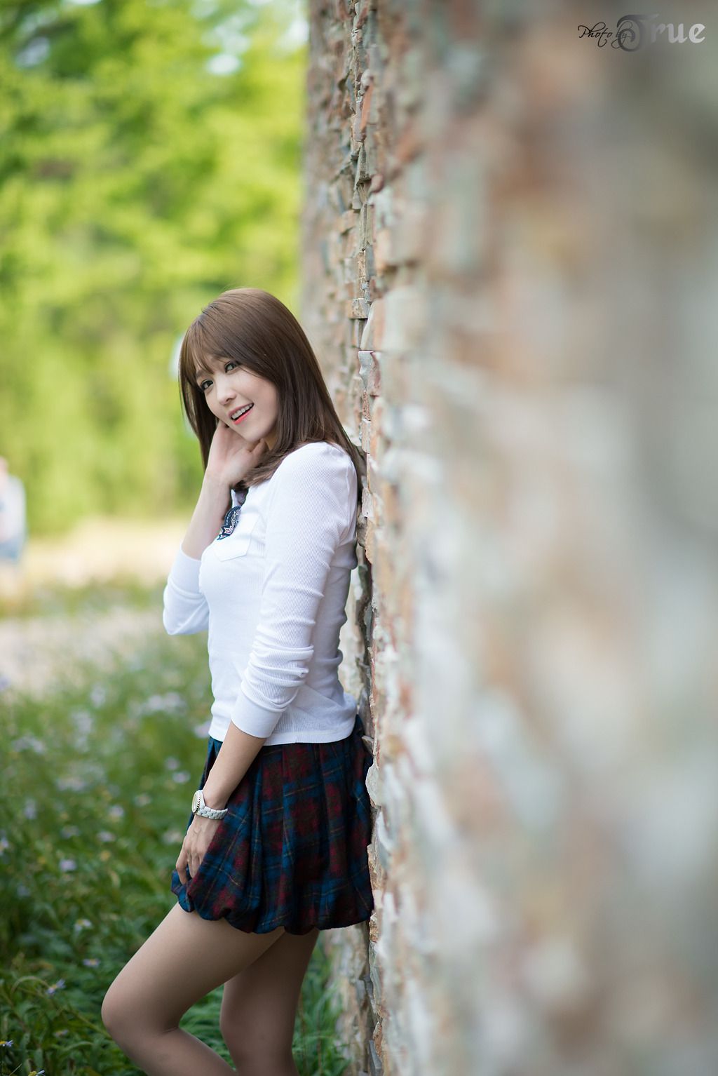 李仁慧《户外小清新超短裙系列》套图-图45