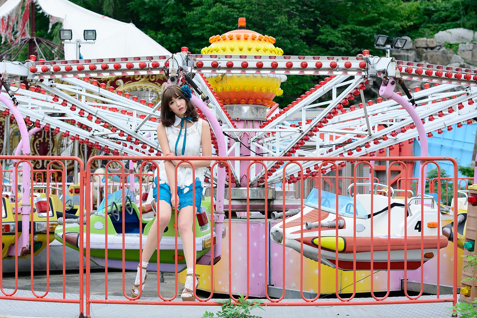 极品女神李恩慧/???《街拍蕾丝连衣裙》-图24