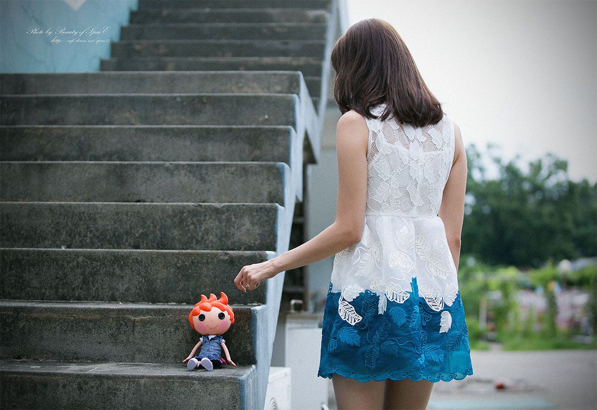 极品女神李恩慧/???《街拍蕾丝连衣裙》-图31