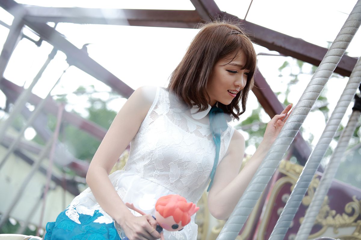 极品女神李恩慧/???《街拍蕾丝连衣裙》-图3