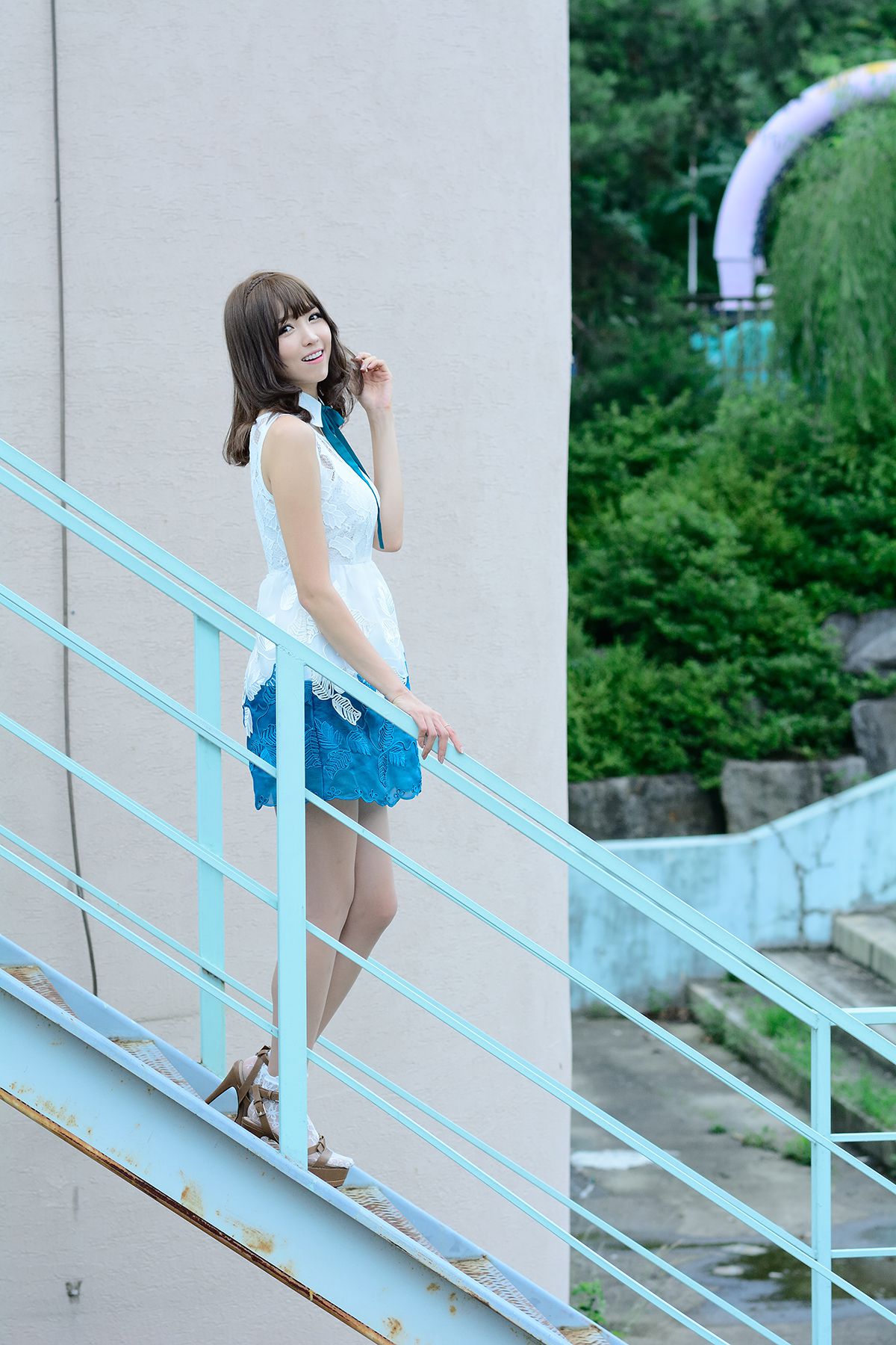 极品女神李恩慧/???《街拍蕾丝连衣裙》-图54