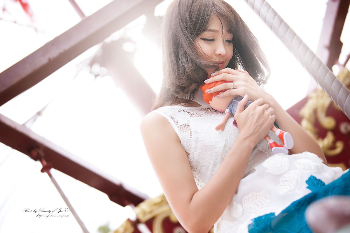 极品女神李恩慧/???《街拍蕾丝连衣裙》-图5