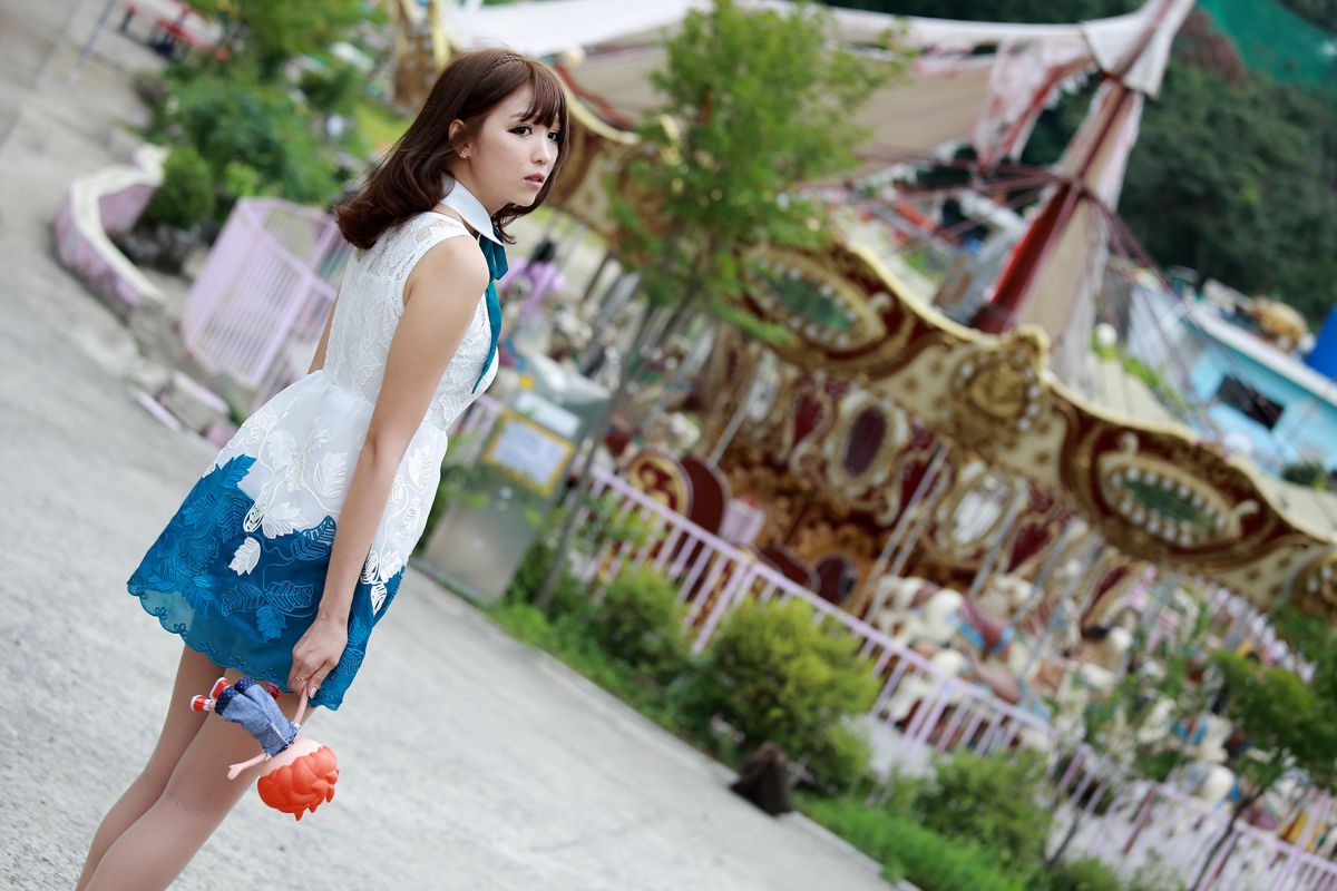 极品女神李恩慧/???《街拍蕾丝连衣裙》-图76