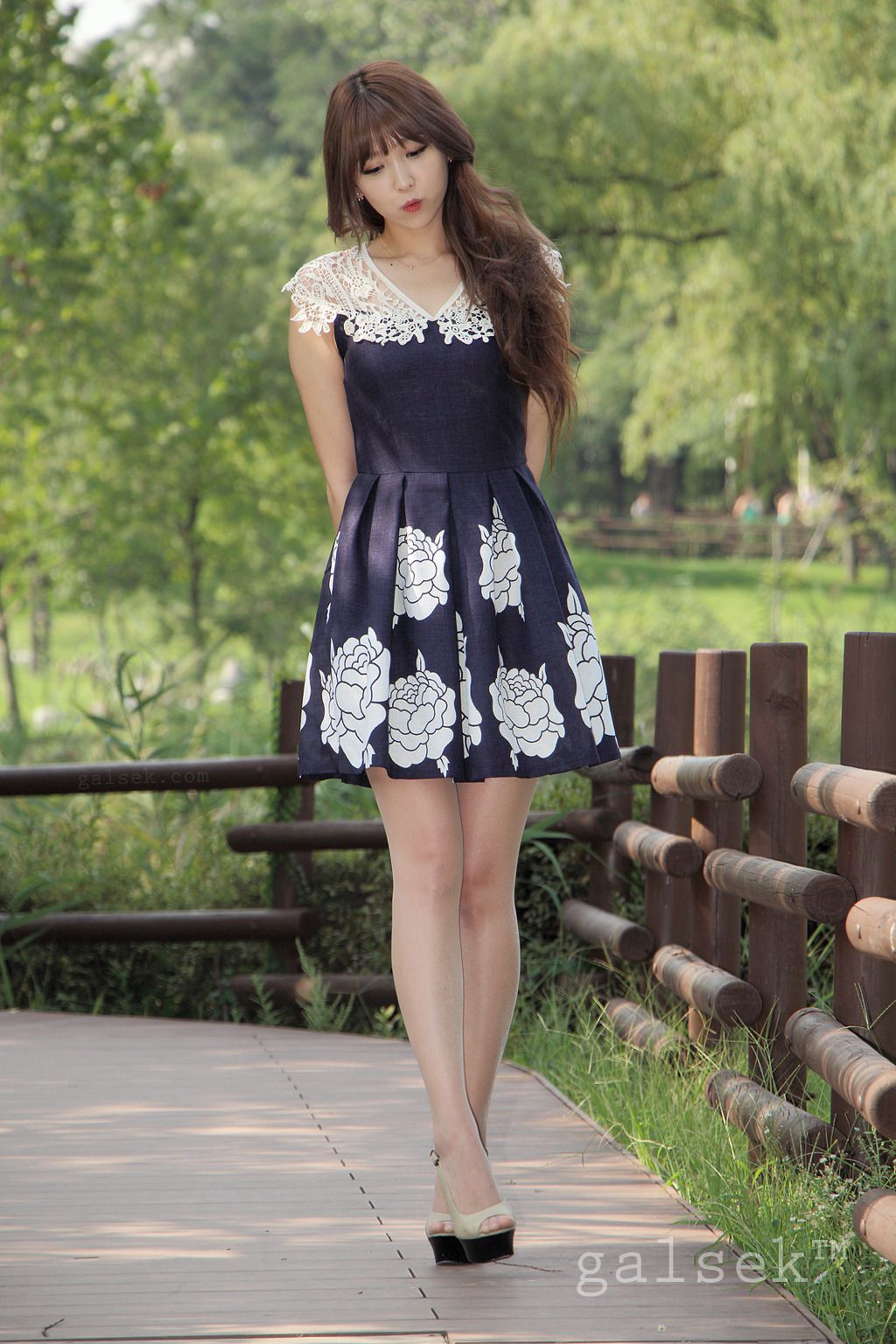 韩国女神李仁慧/Lee Eun Hye《小清新连衣裙》外拍-图52