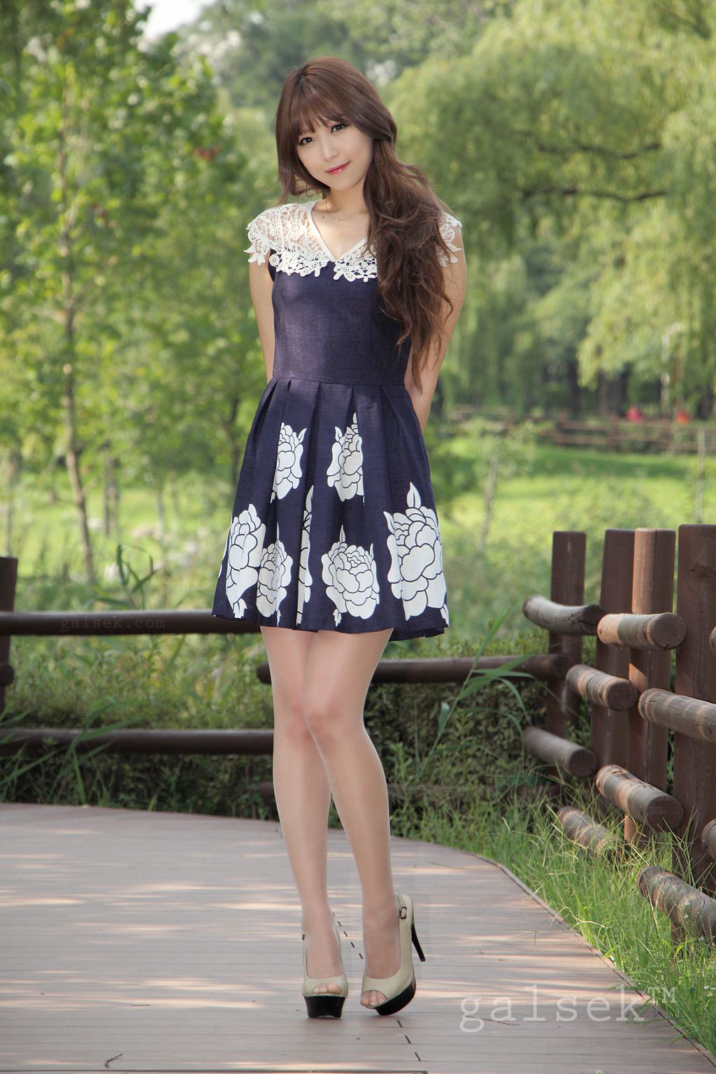 韩国女神李仁慧/Lee Eun Hye《小清新连衣裙》外拍-图53