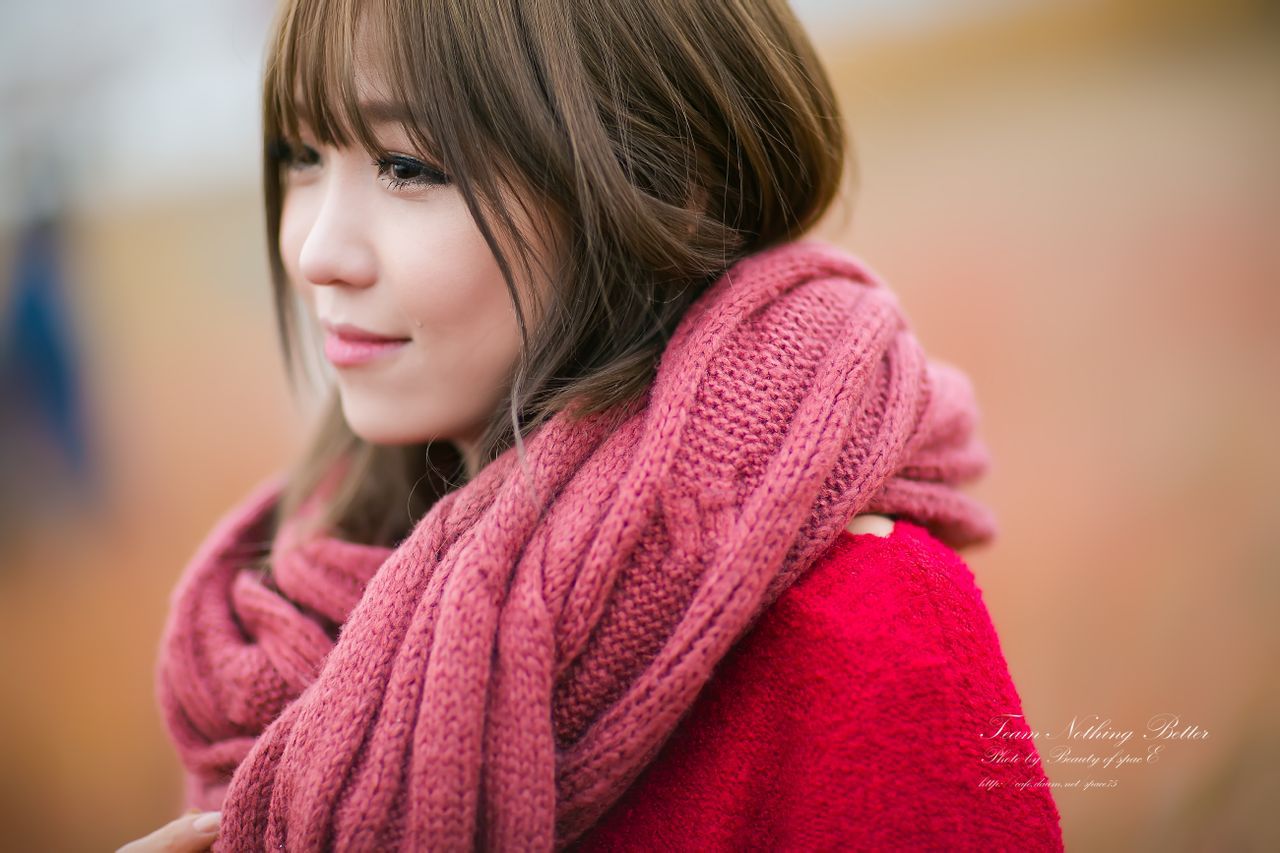 李仁慧《户外小清新围巾系列》套图-图102