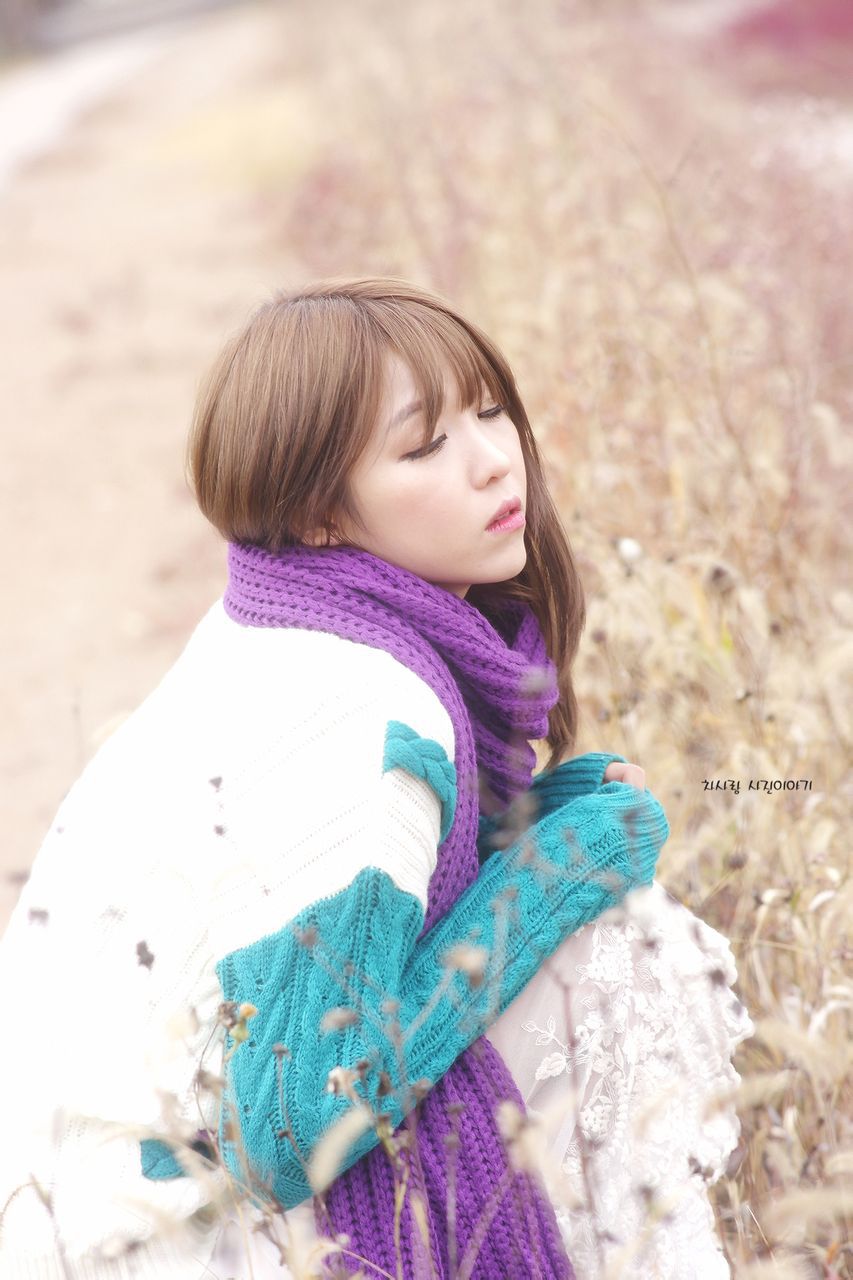 李仁慧《户外小清新围巾系列》套图-图103