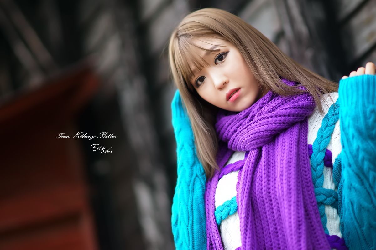 李仁慧《户外小清新围巾系列》套图-图106