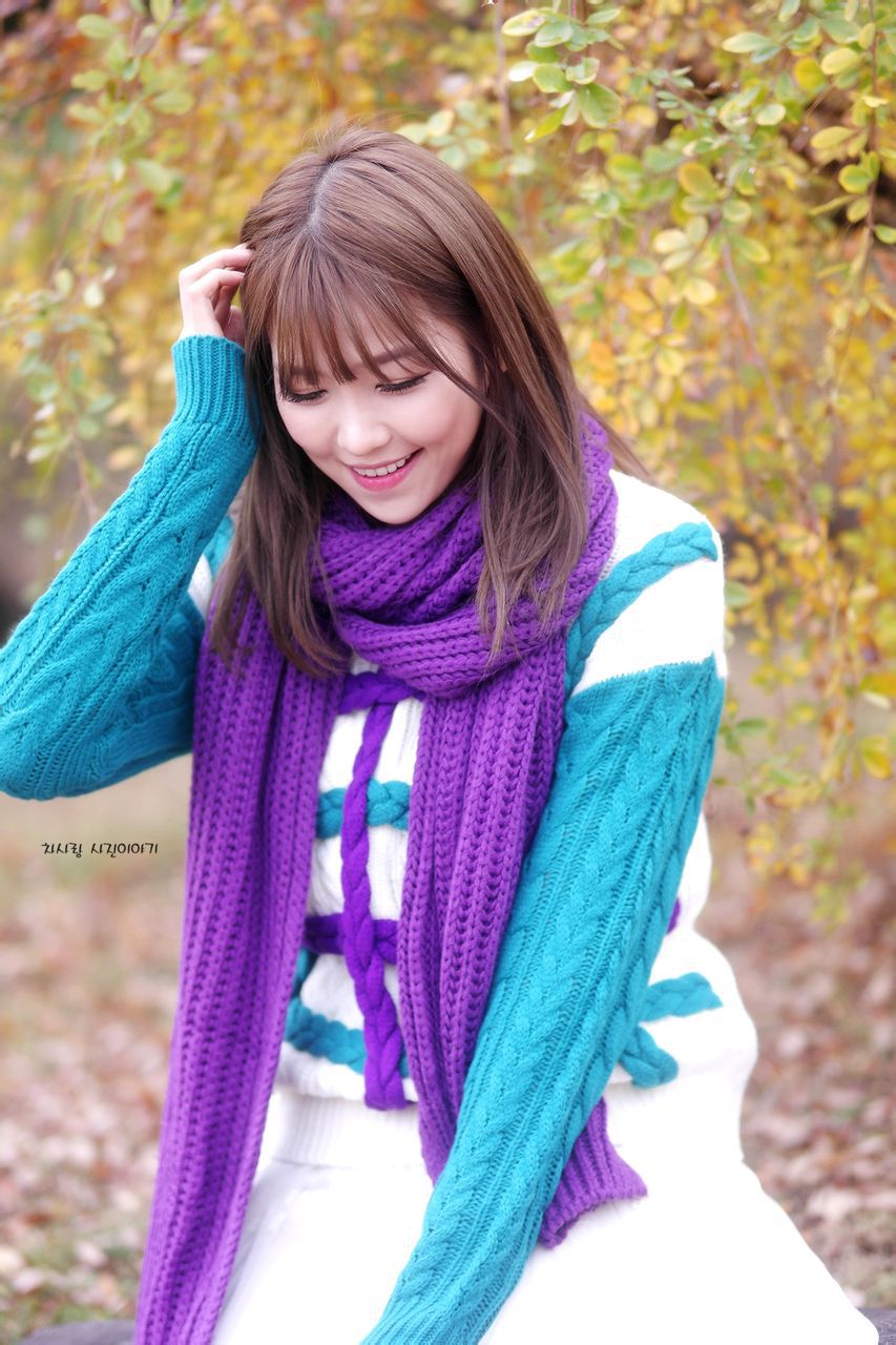 李仁慧《户外小清新围巾系列》套图-图109