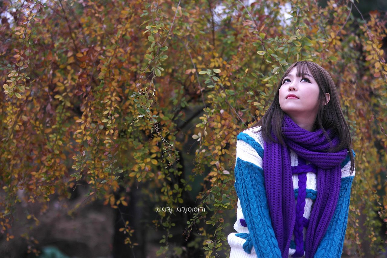 李仁慧《户外小清新围巾系列》套图-图111