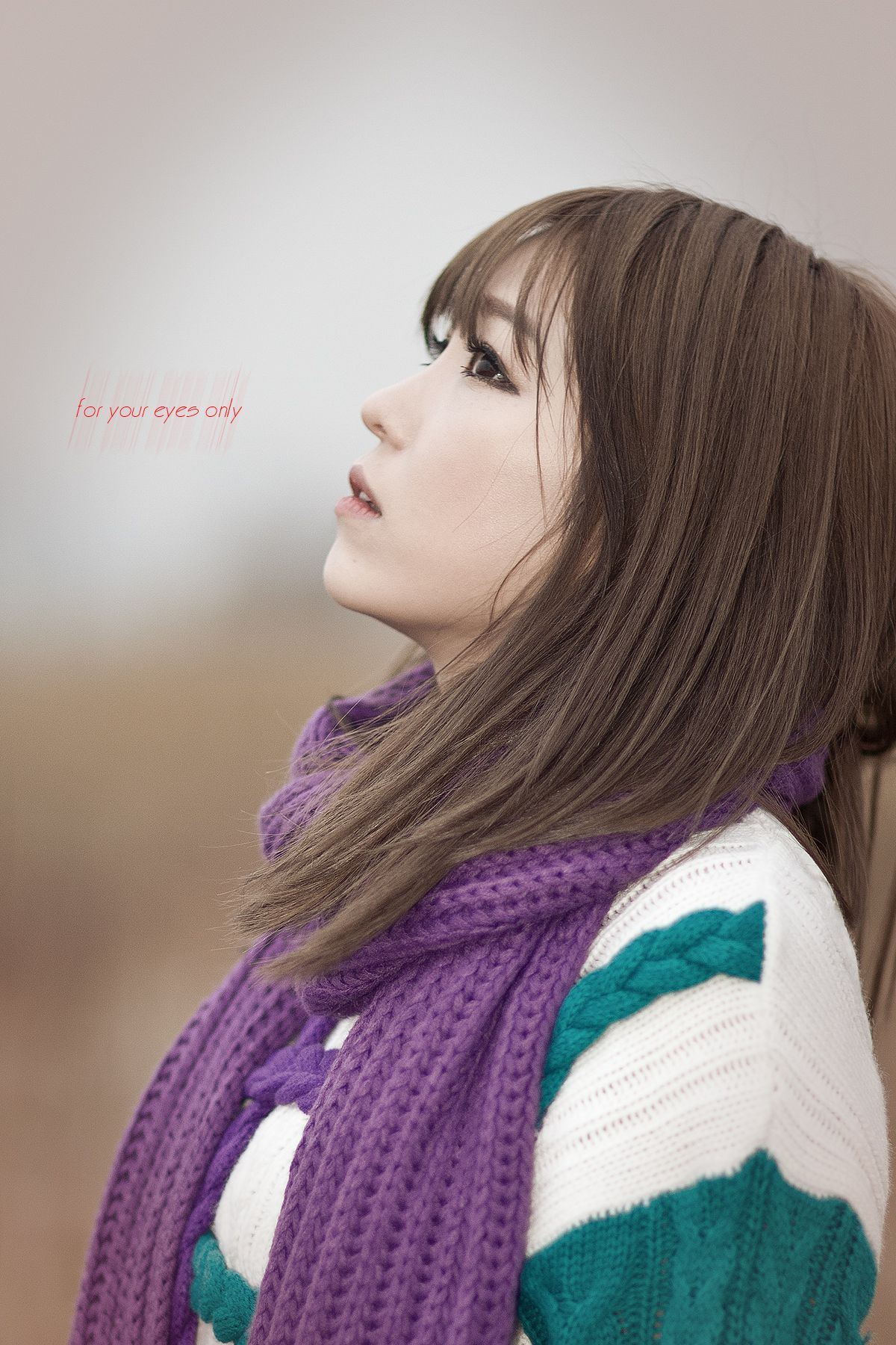 李仁慧《户外小清新围巾系列》套图-图14