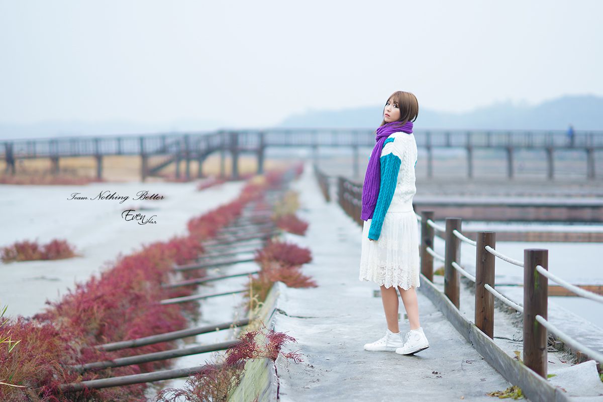 李仁慧《户外小清新围巾系列》套图-图20