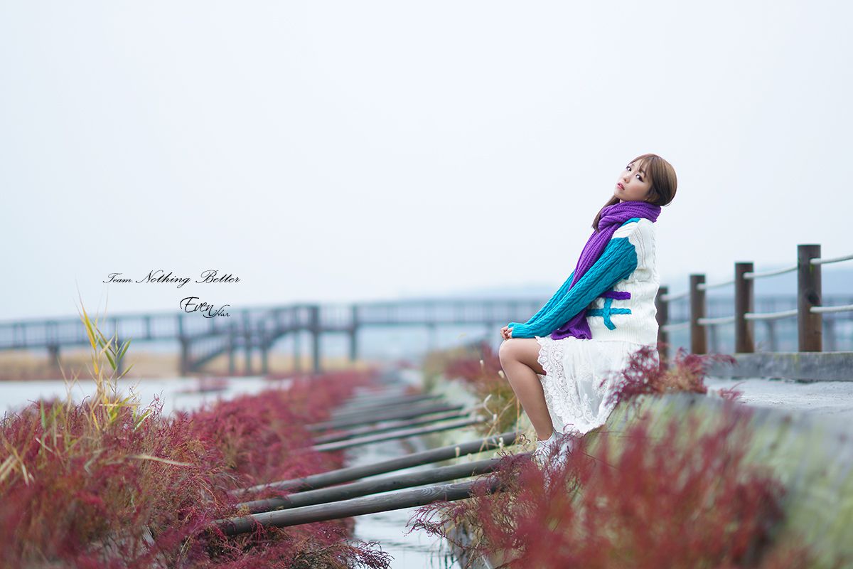 李仁慧《户外小清新围巾系列》套图-图21