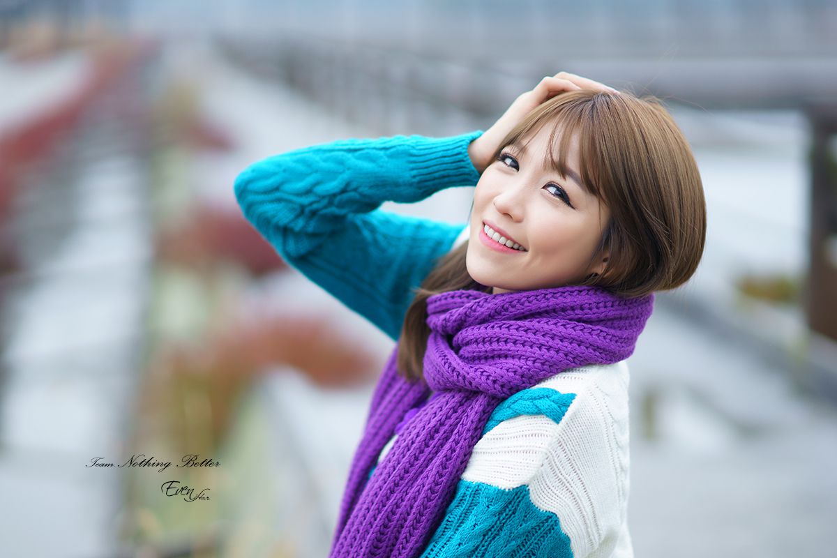 李仁慧《户外小清新围巾系列》套图-图26