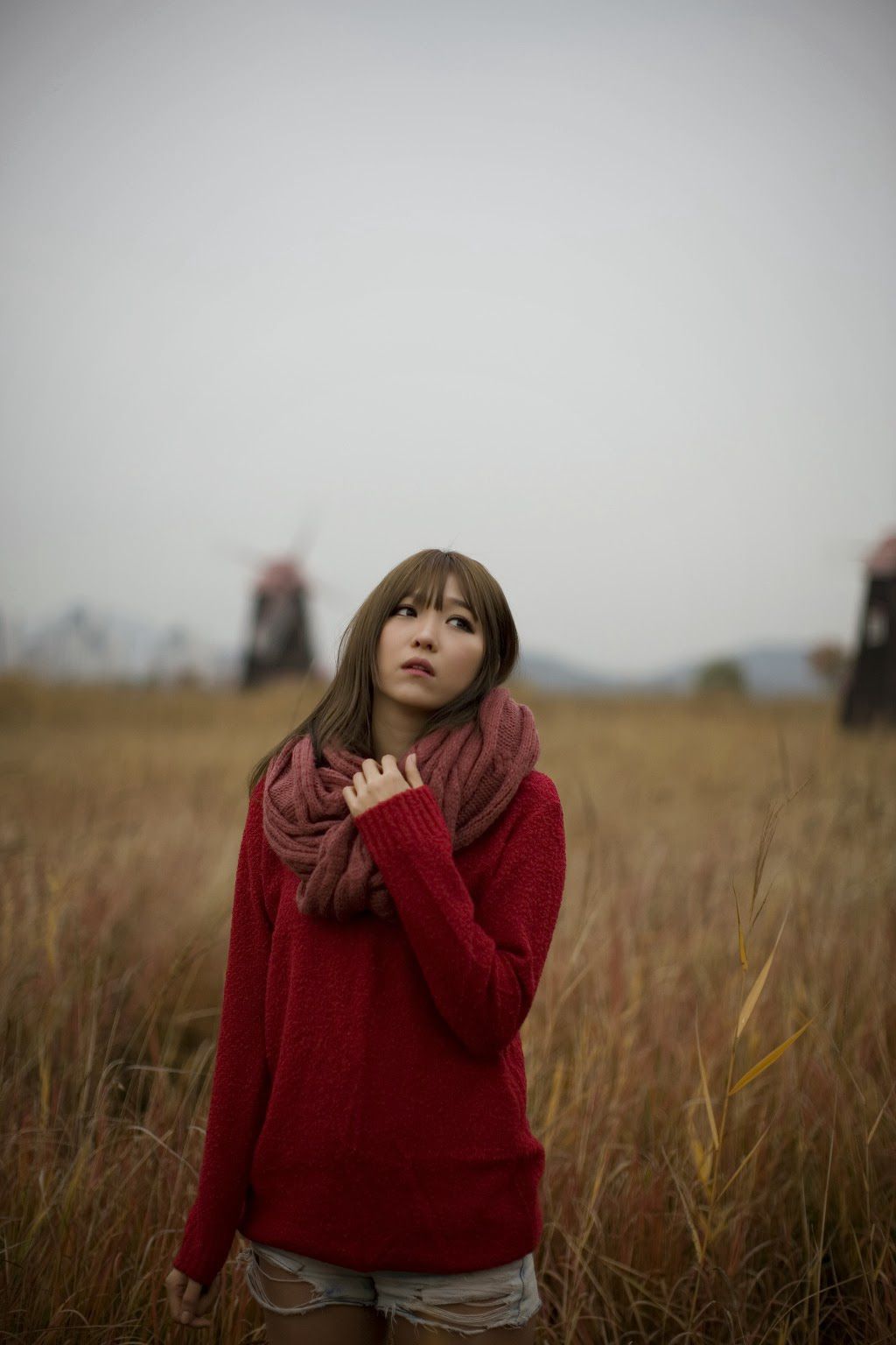 李仁慧《户外小清新围巾系列》套图-图2