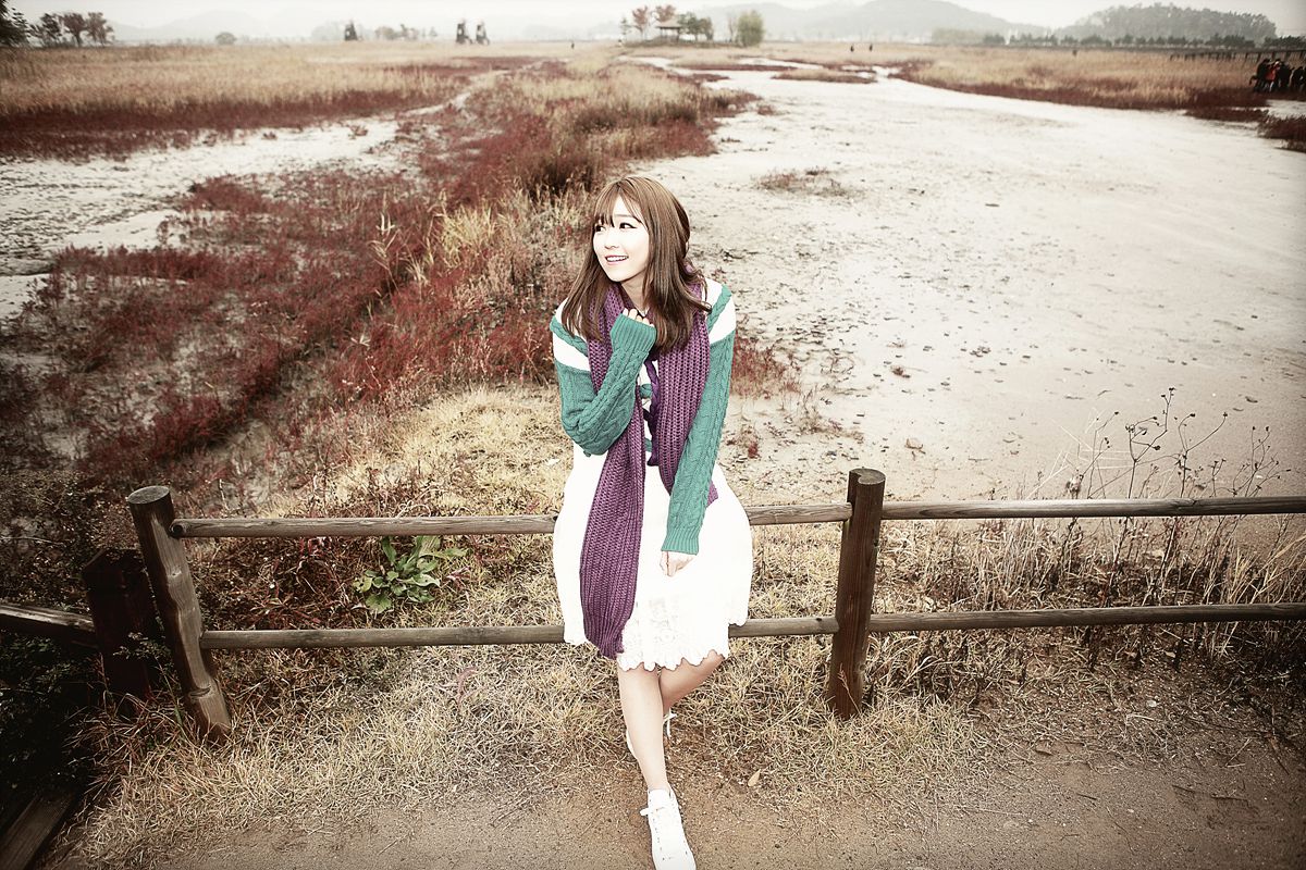 李仁慧《户外小清新围巾系列》套图-图33