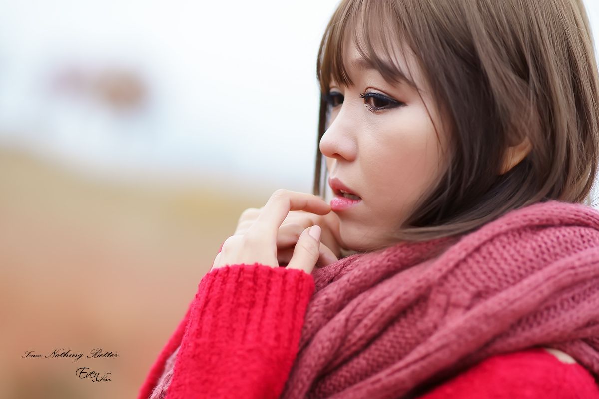 李仁慧《户外小清新围巾系列》套图-图40