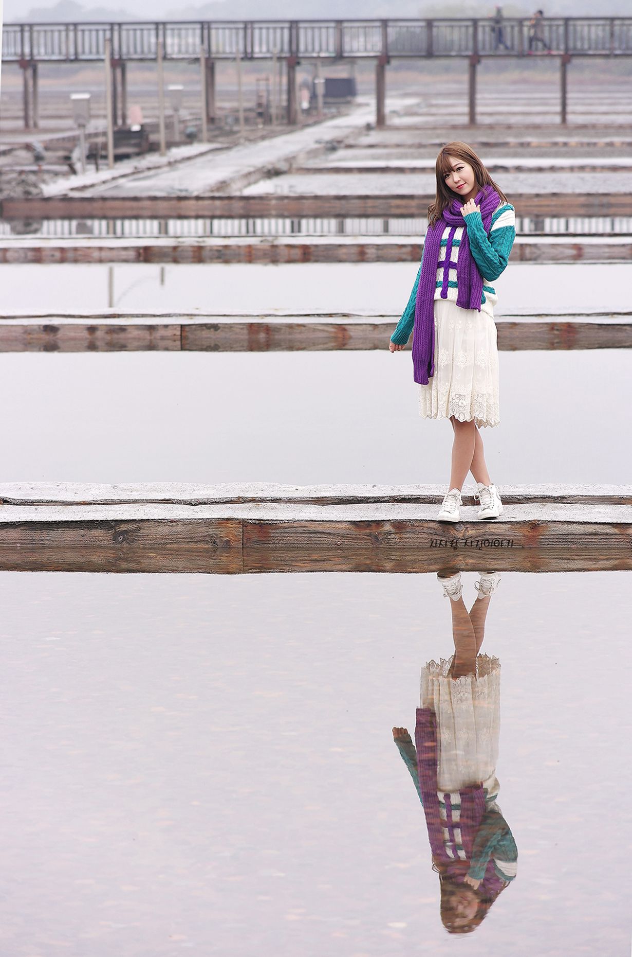 李仁慧《户外小清新围巾系列》套图-图47