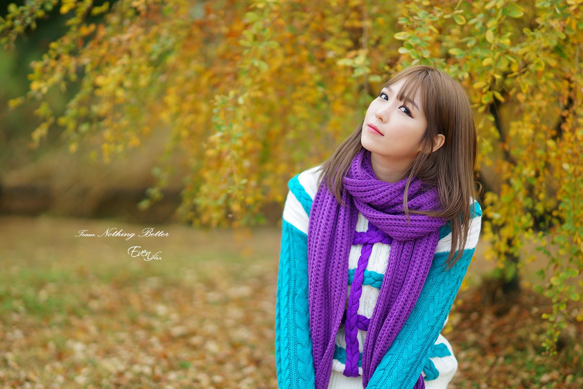李仁慧《户外小清新围巾系列》套图-图61